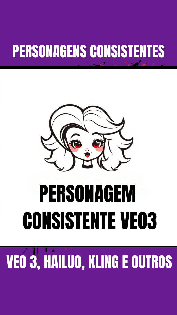 Criador de Prompts Personagens consistentes Veo3, Kling, hailuo, e outros