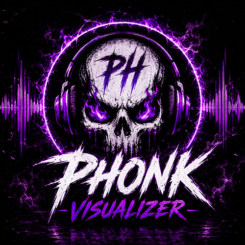 Phonk Visualizer - Music Renderer with Pulsating Logo