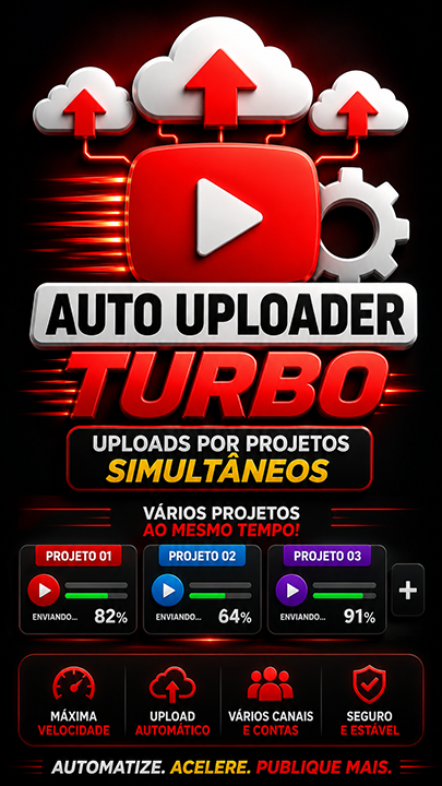Auto Uploader Master Projetos...