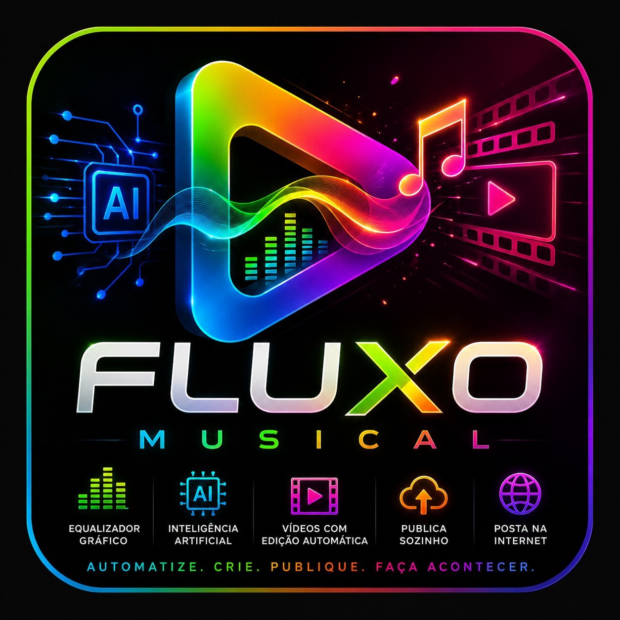 Fluxo Musical v1.3.12 Visual editor for dark music channel