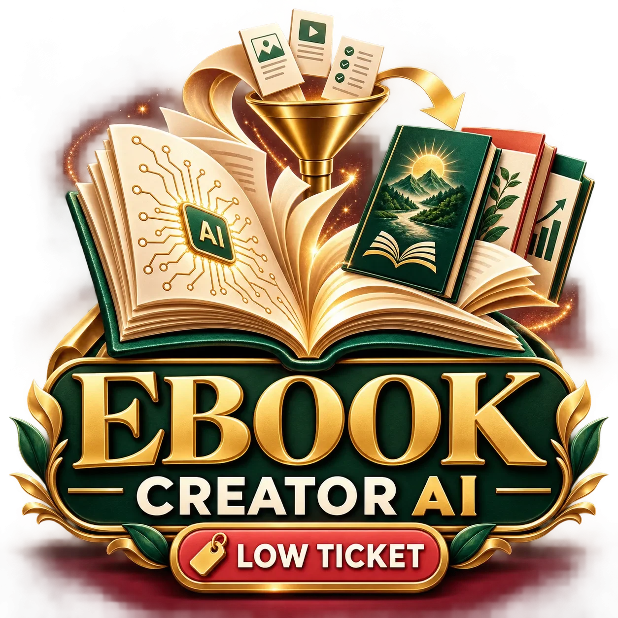 Criador de E-books IA -Estratégia Low Ticket feita por IA ( Ebook creator AI )