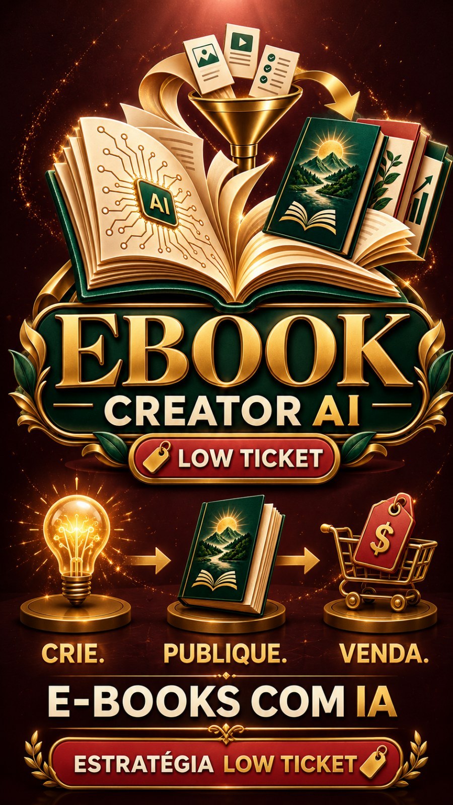 Criador de E-books IA...