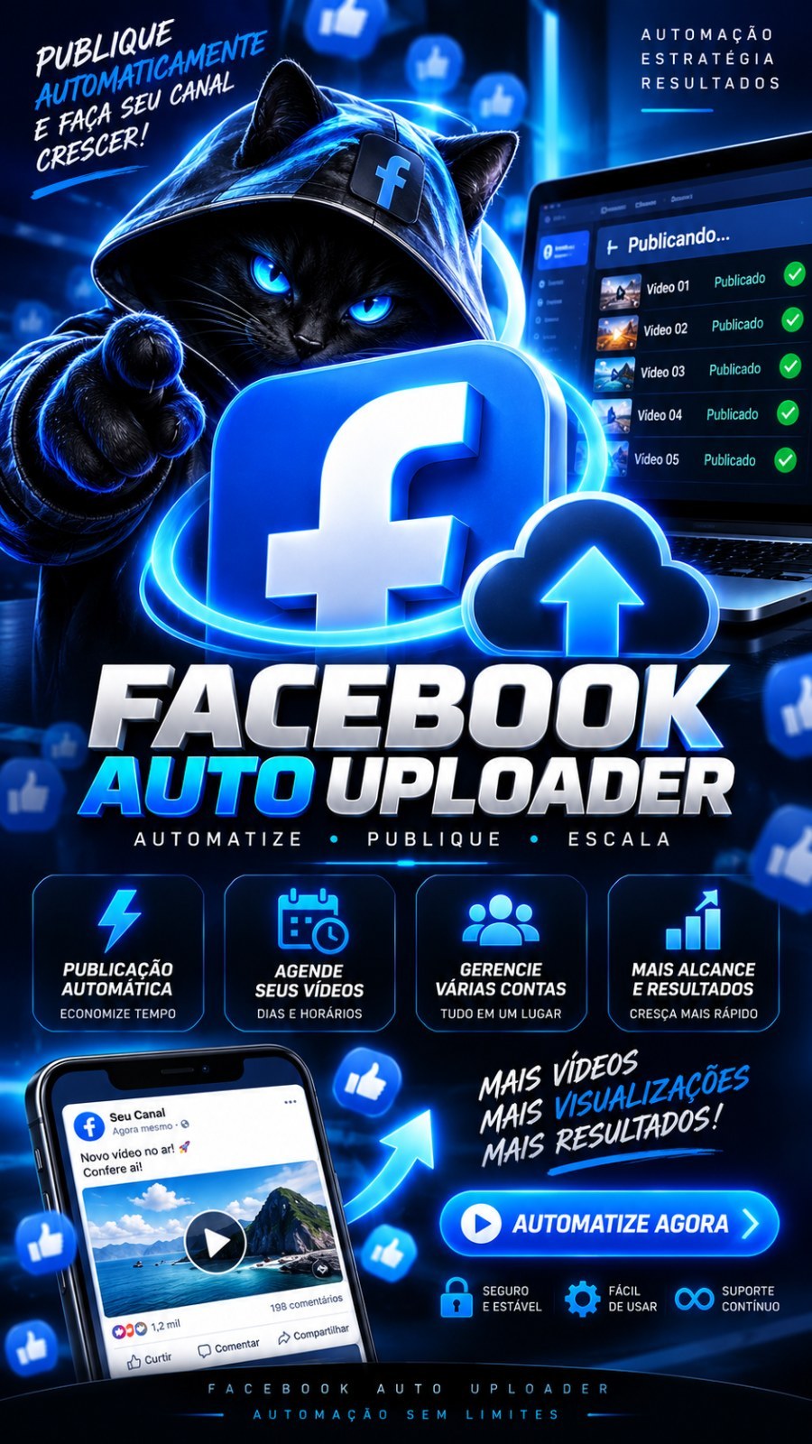 Auto Uploader Facebook