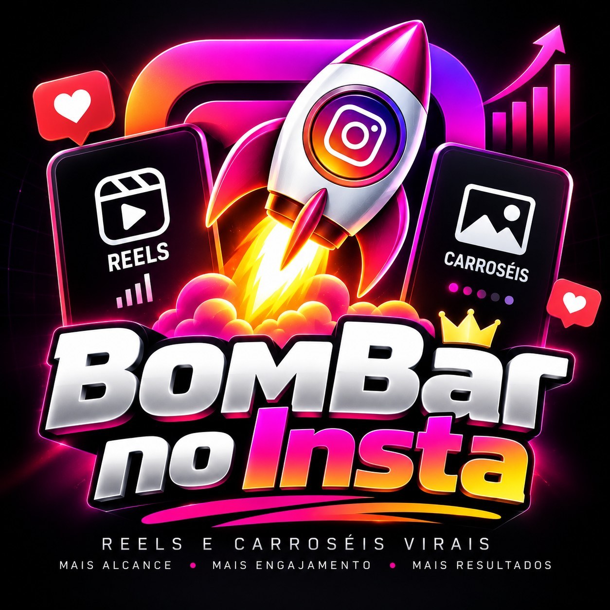 Bombar no Insta - Criee Reels e Carrosseis