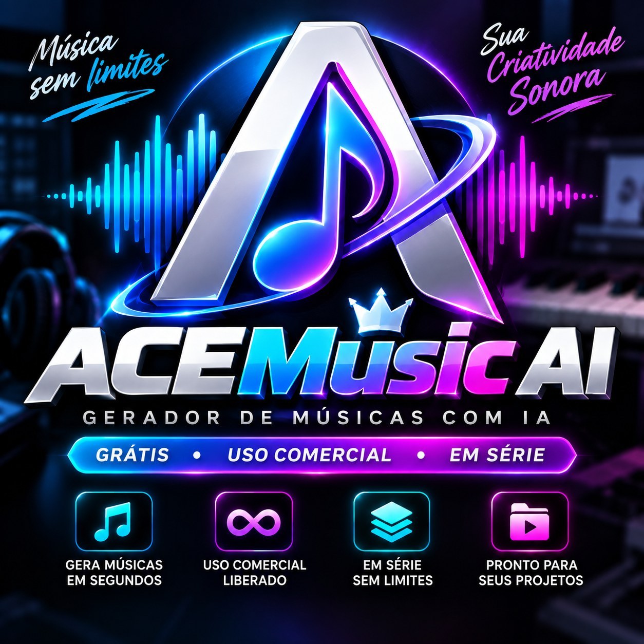 Ace Music Automate - Gerador de Musicas com IA