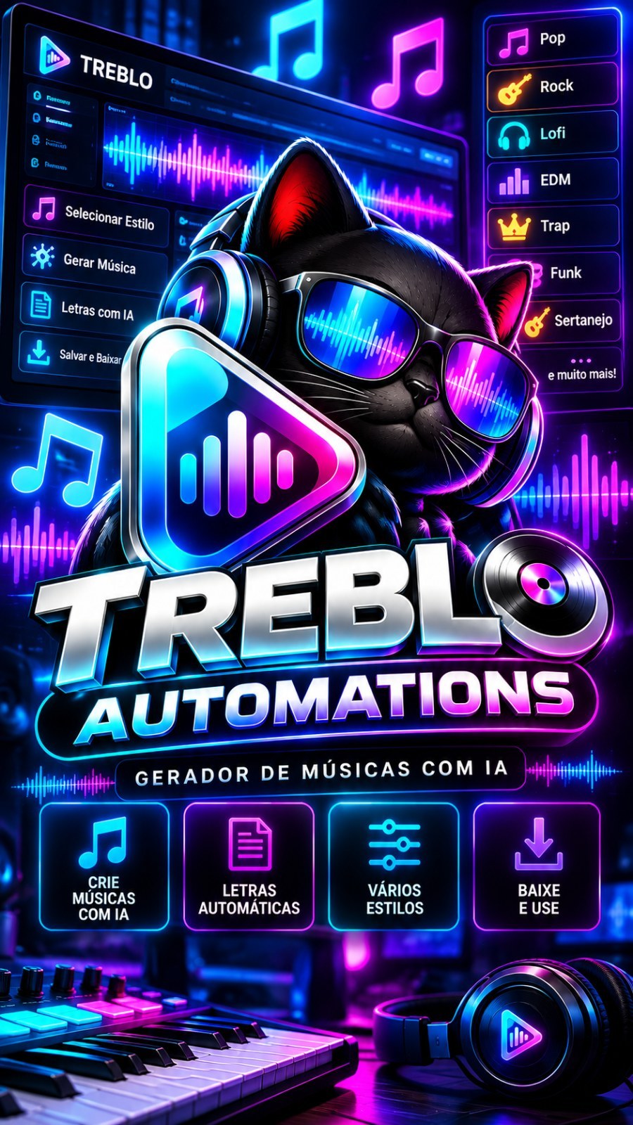 Treblo automations - music