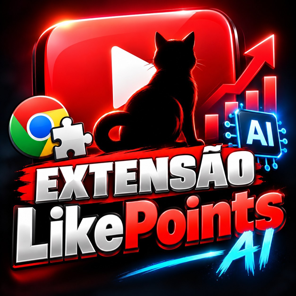 Extensao Like Points para YouTube