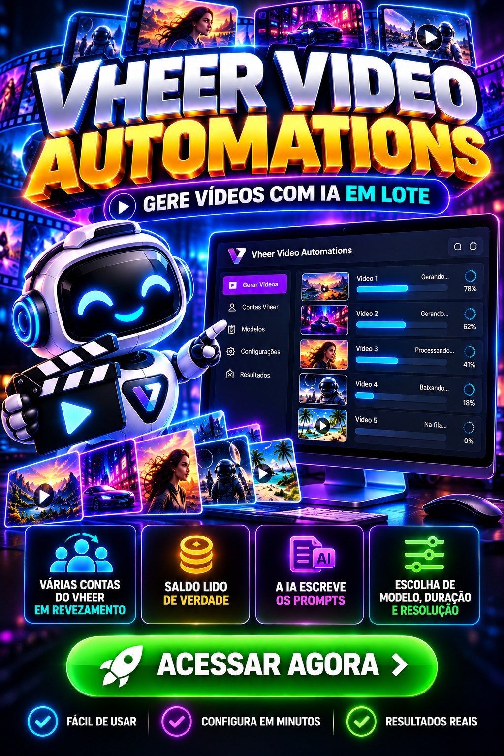 Vheer Video Automations